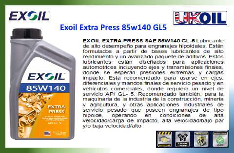 Exoil Extra Press 85w140 GL5